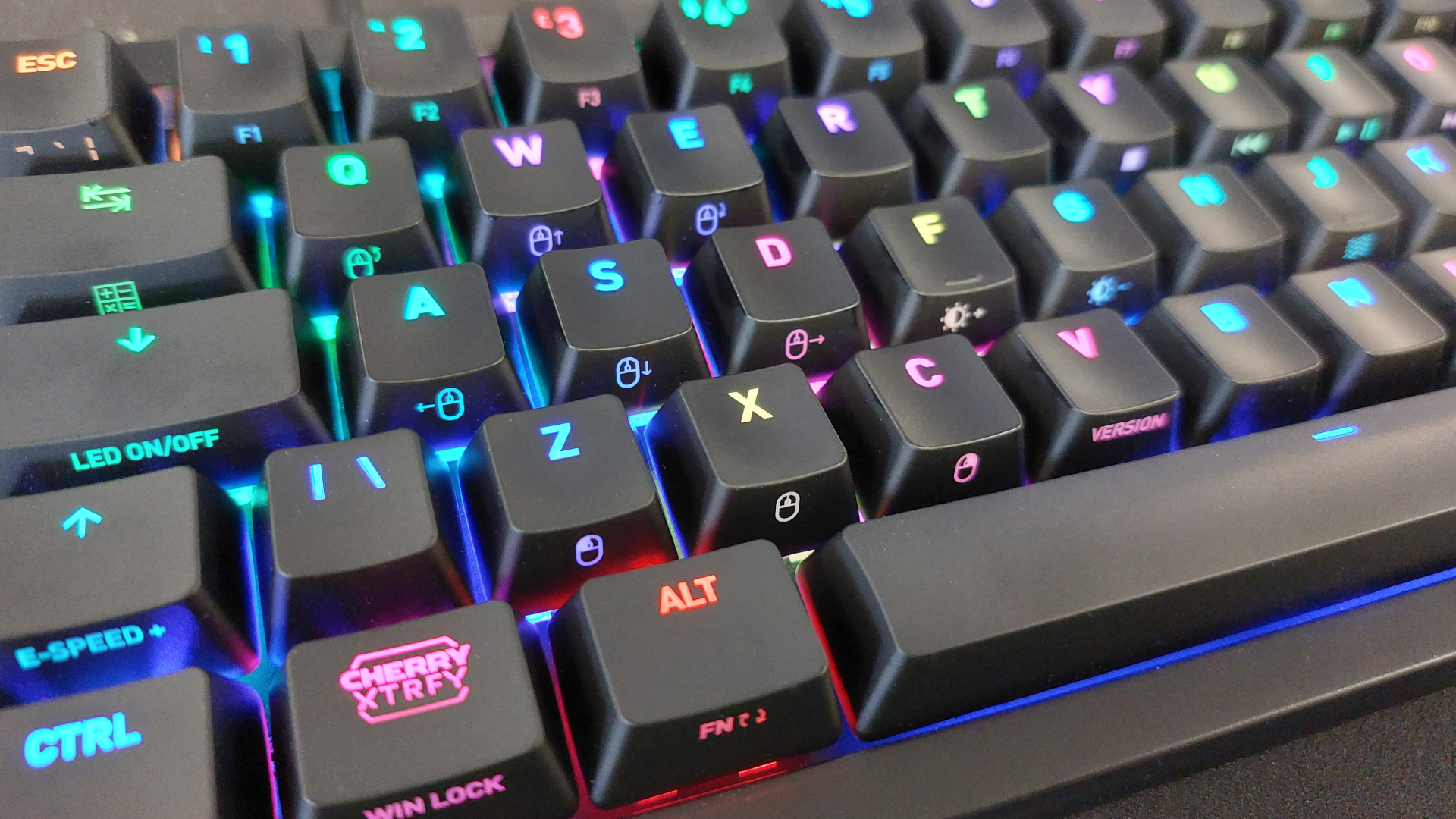 The Cherry K5 Pro TMR Compact with RGB.