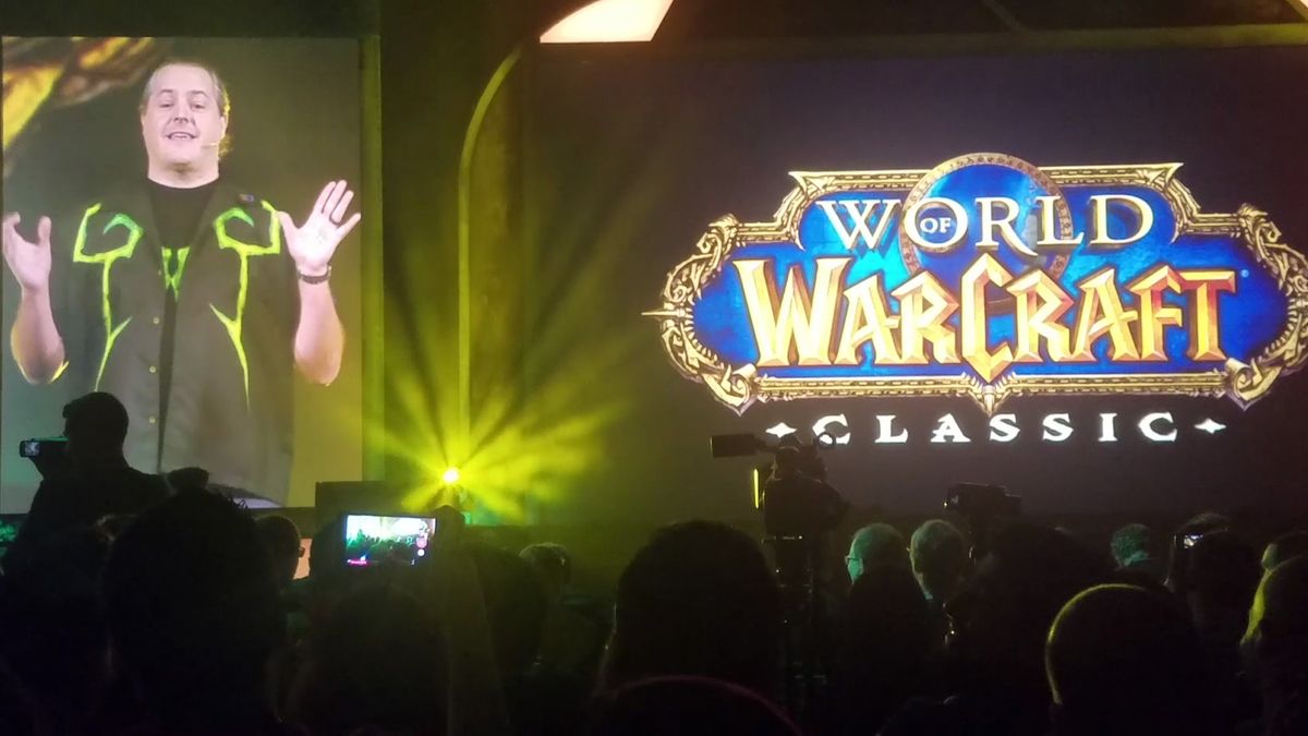 Watch the BlizzCon crowd react to the World of Warcraft vanilla servers