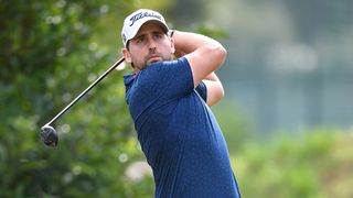 Nicolai Von Dellinghausen takes a shot during the Italian Challenge Open