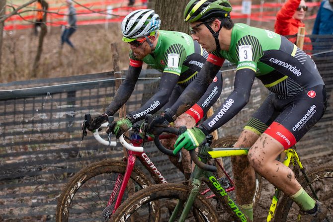 Stephen Hyde and Curtis White were neck-and-neck for most of the day