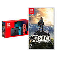 Nintendo Switch (red/blue) + The Legend of Zelda: Breath of the Wild: $359