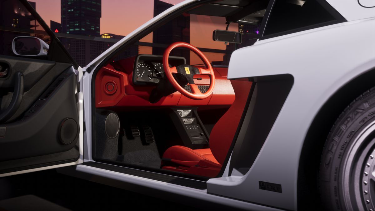 A Grand Theft Auto 6 screenshot highlighting some of the cars in the game.