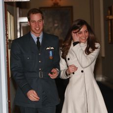 Prince William and Kate Middleton attend his Graduation Ceremony at RAF Cranwell in 2008