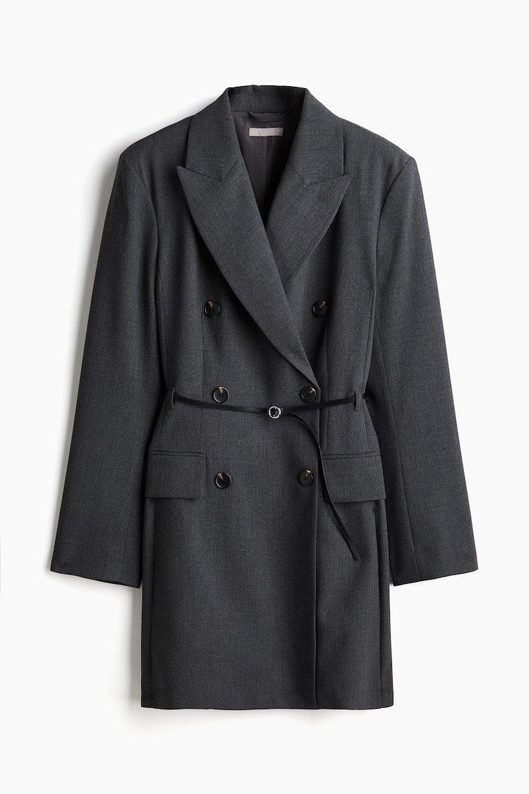 Belted Blazer Dress