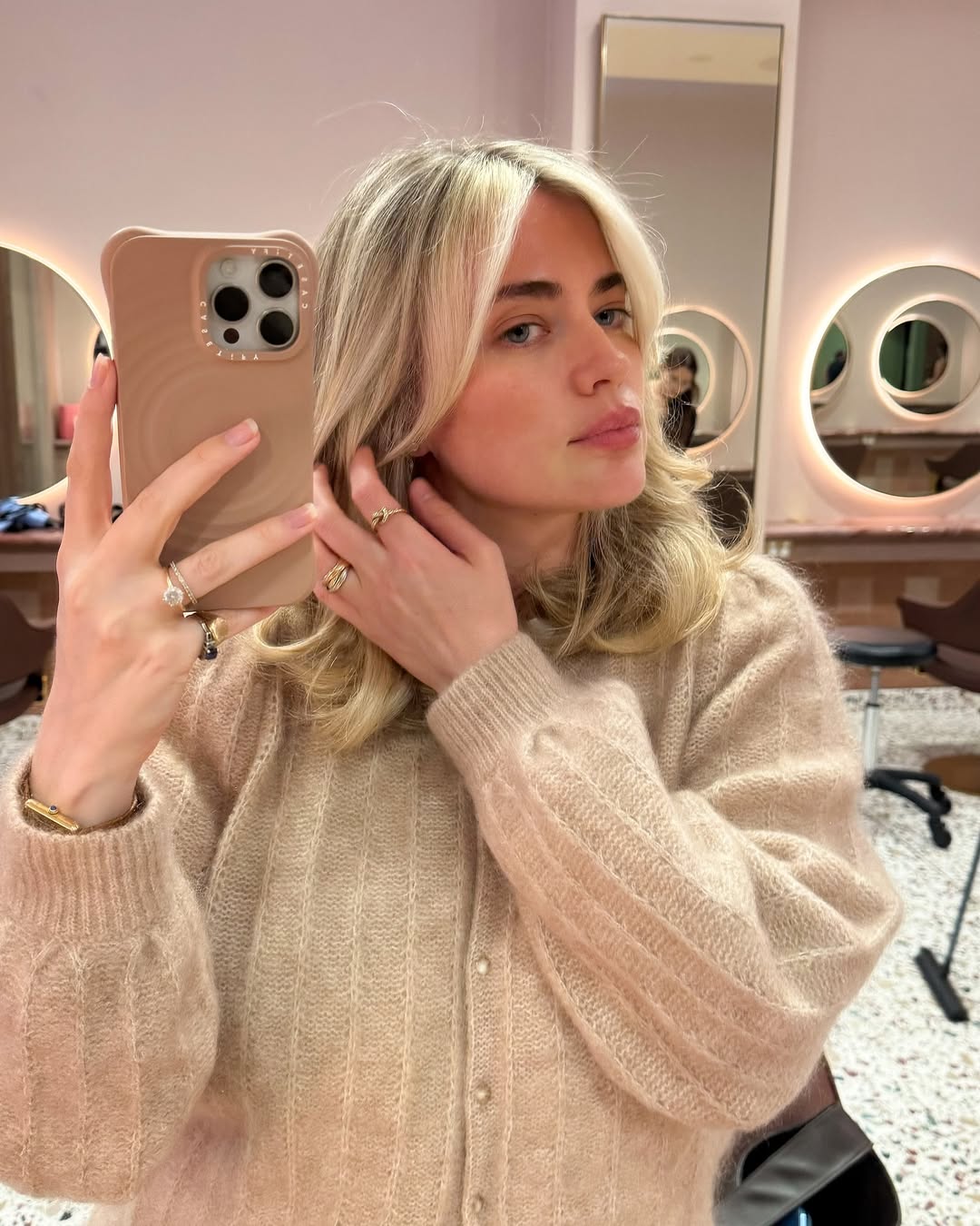 woman with blond hair