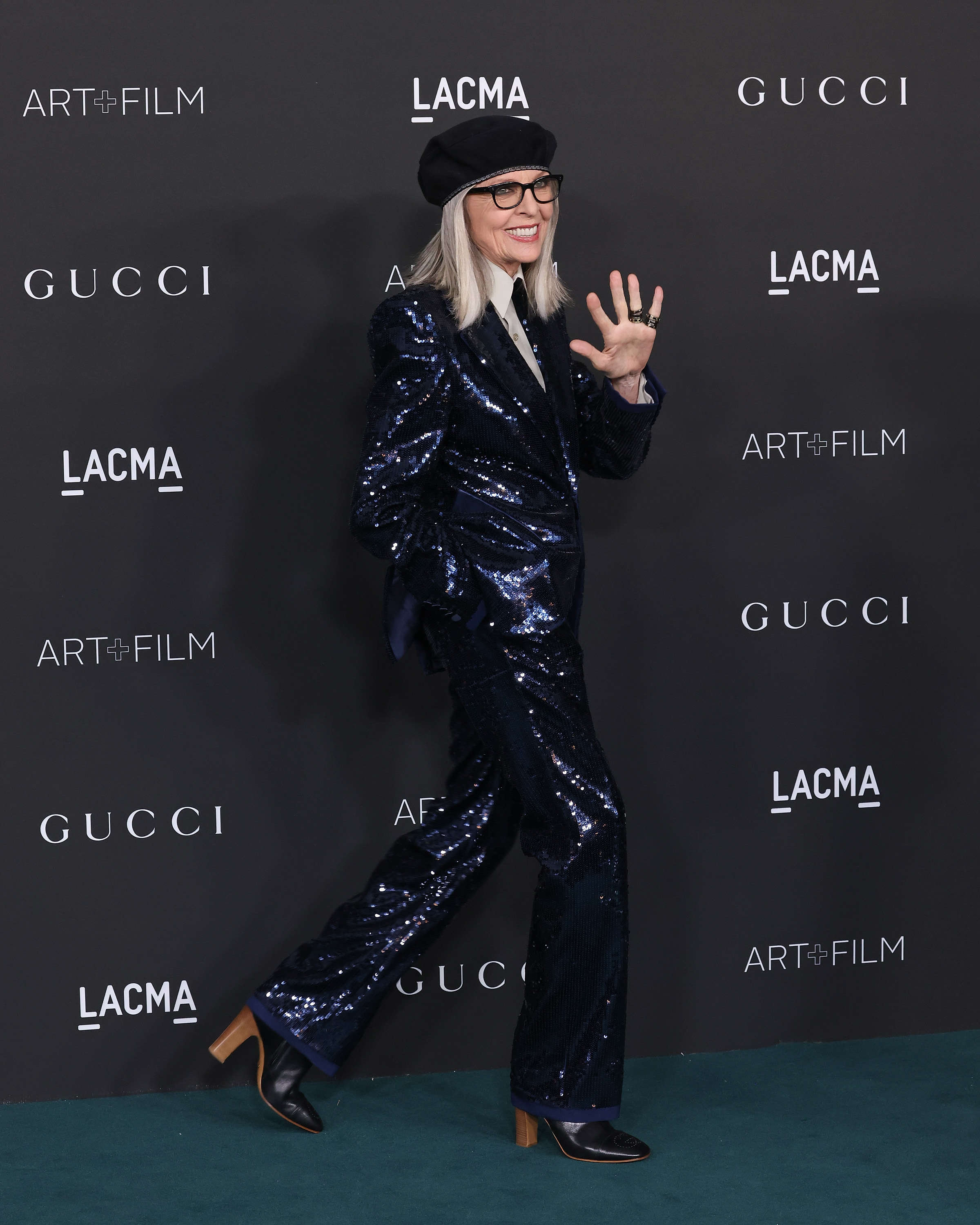 Diane Keaton's style evolution: Diane Keaton attends the 2021 LACMA Art + Film Gala presented by Gucci at Los Angeles County Museum of Art on November 06, 2021 in Los Angeles, California.