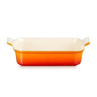 Le Creuset orange dish