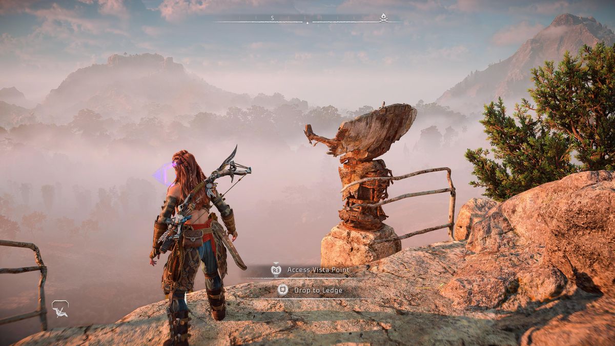 The Memorial Grove Vista Point in Horizon Forbidden West