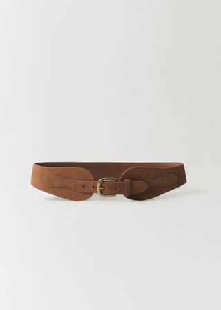 Wide Leather Belt