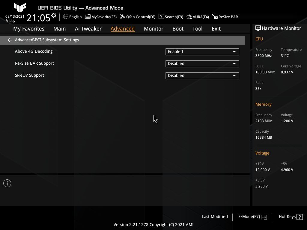 Asus TUF Gaming Z590-Plus WIFI