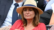 Carole Middleton attends day 11 of Wimbledon