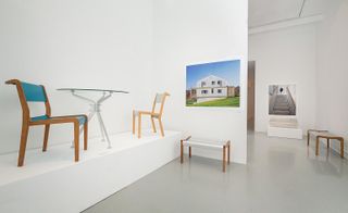 ’Rasamny’ chairs and bench with ’Kavanagh’ table, both 1999