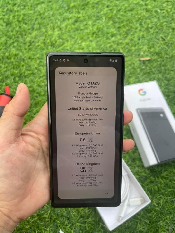 Google Pixel 6a retail unit