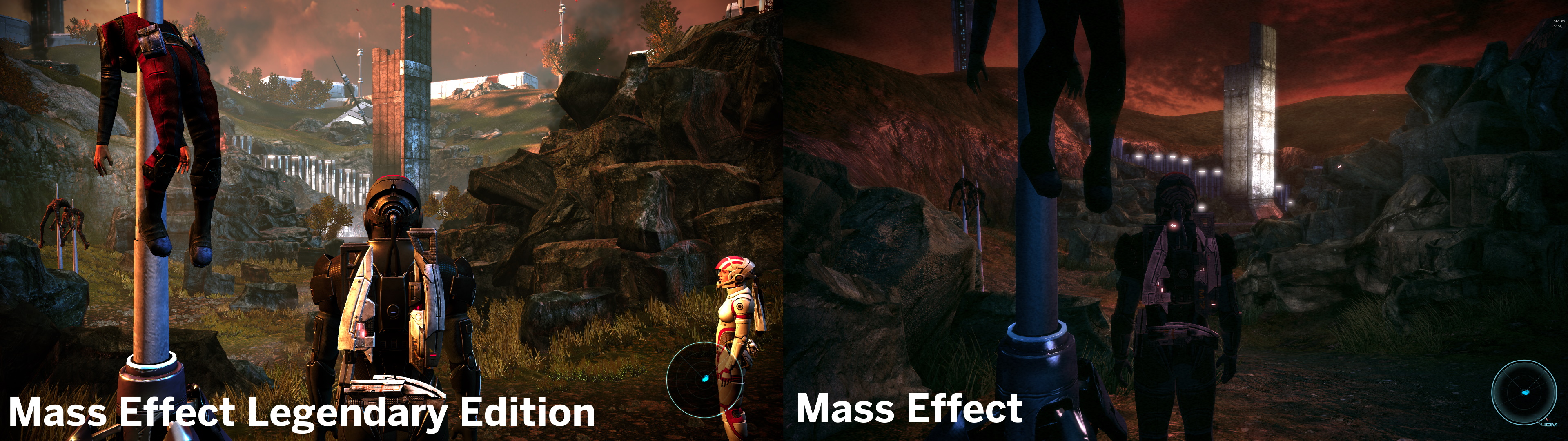 Mass Effect Legendary Edition versus the original Mass Effect