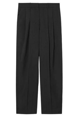 COS Relaxed Tailored Wool Wide Leg Trousers