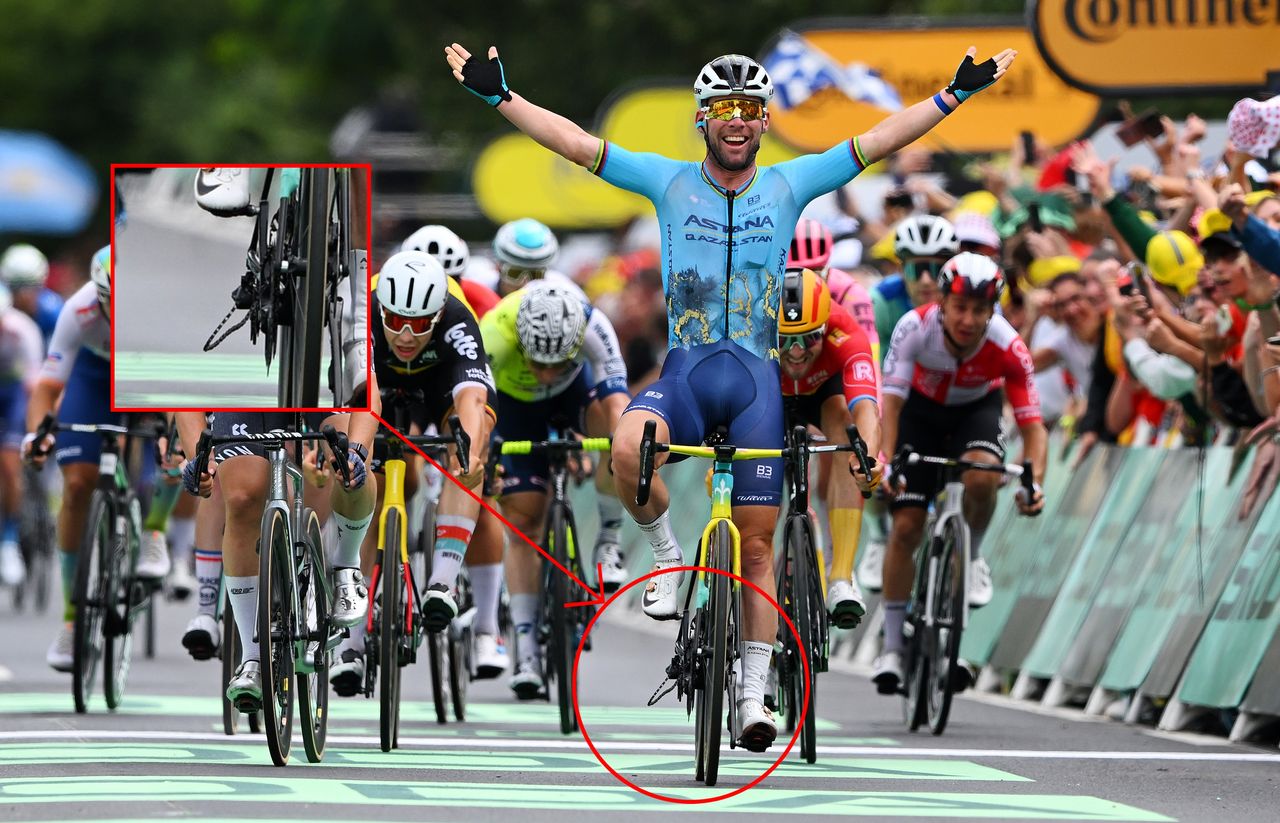 Mark Cavendish chain falling off