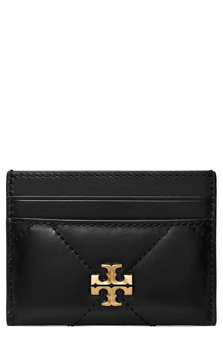 Kira Diamond Quilted Leather Card Case