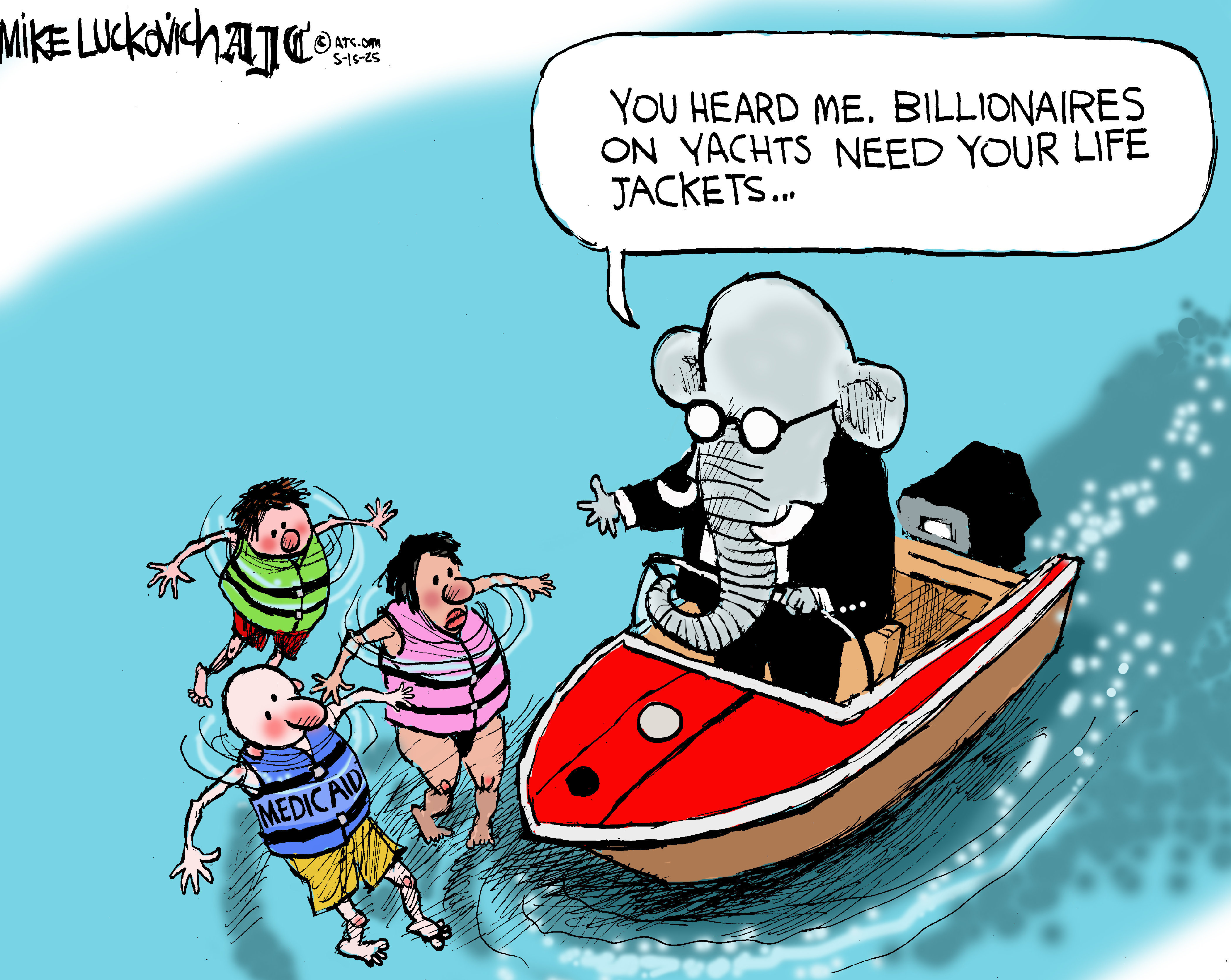 Political cartoon