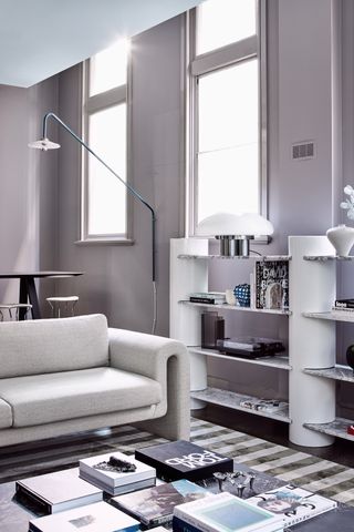 pale purple living space