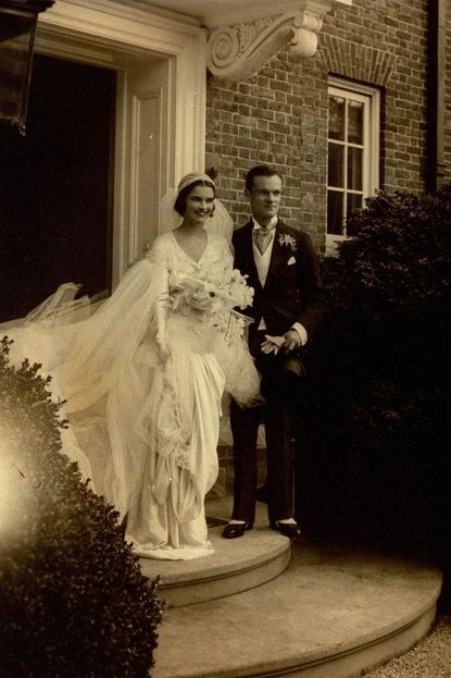 Evelyn Byrd Dows' Wedding Dress