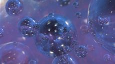 This abstract illustration depicts a bubble-like multiverse. 