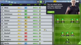 A screenshot of Top Eleven, one of the best football games.