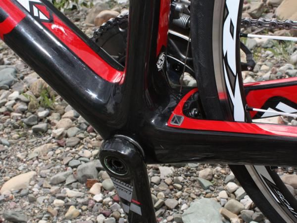 Gary Fisher has chosen the BB90 option for its integrated bottom bracket, preferring the extra width it affords to the down tube, seat tube and chain stays relative to BB30.