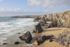 Bedruthan Steps; Cornwall; England