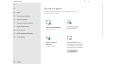 The user interface for Microsoft Defender Antivirus