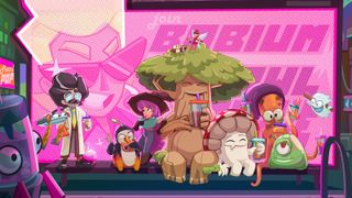 Screens from a cartoon card battle game for iPhone