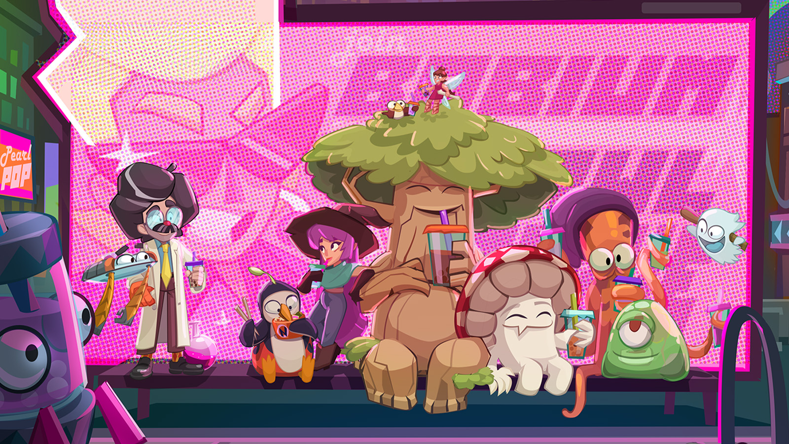 Screens from a cartoon card battle game for iPhone