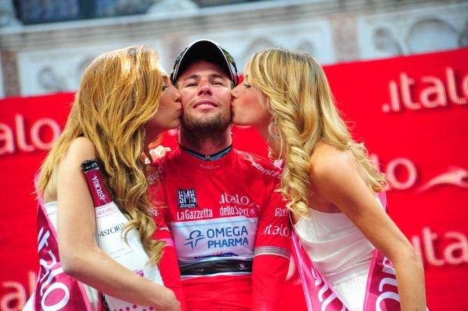 Mark Cavendish (Omega Pharma-QuickStep) won the Giro's points classification