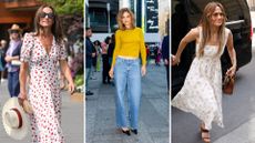 Pippa Middleton, Katie Holmes and Jennifer Lopez all wearing Reformation 