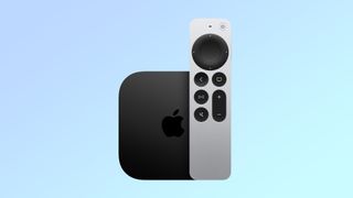 The Apple TV 4K (2022) with remote