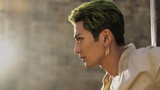 Zoro from Netflix's One Piece looks out with steely gaze in new still
