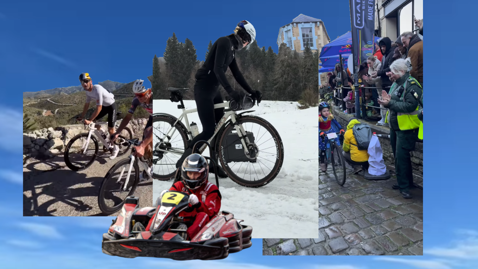 Mathieu van der Poel makes promise to the internet while a man holds a wheelie for 90 miles – this week in cycling social media