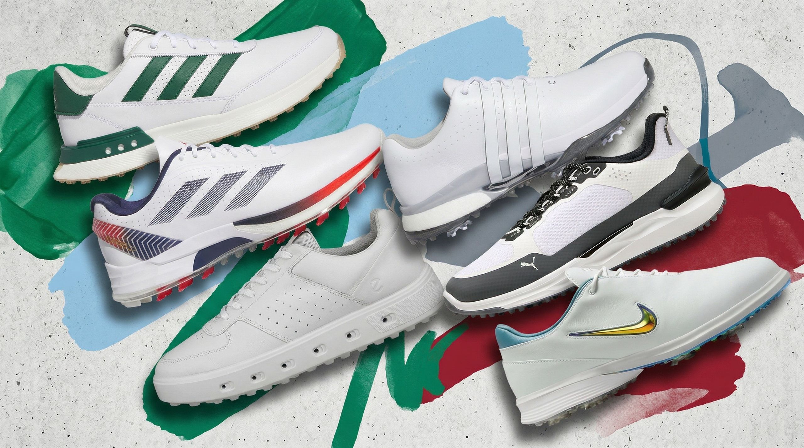 adidas gazelle silver green womens Adidas Tech Response Golf Shoes 2021 main image 0