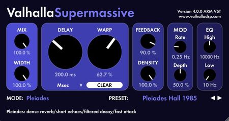 ValhallaDSP Supermassive 4.0