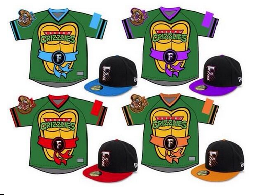 These Ninja Turtles-themed baseball uniforms look like rad children&amp;#039;s pajamas