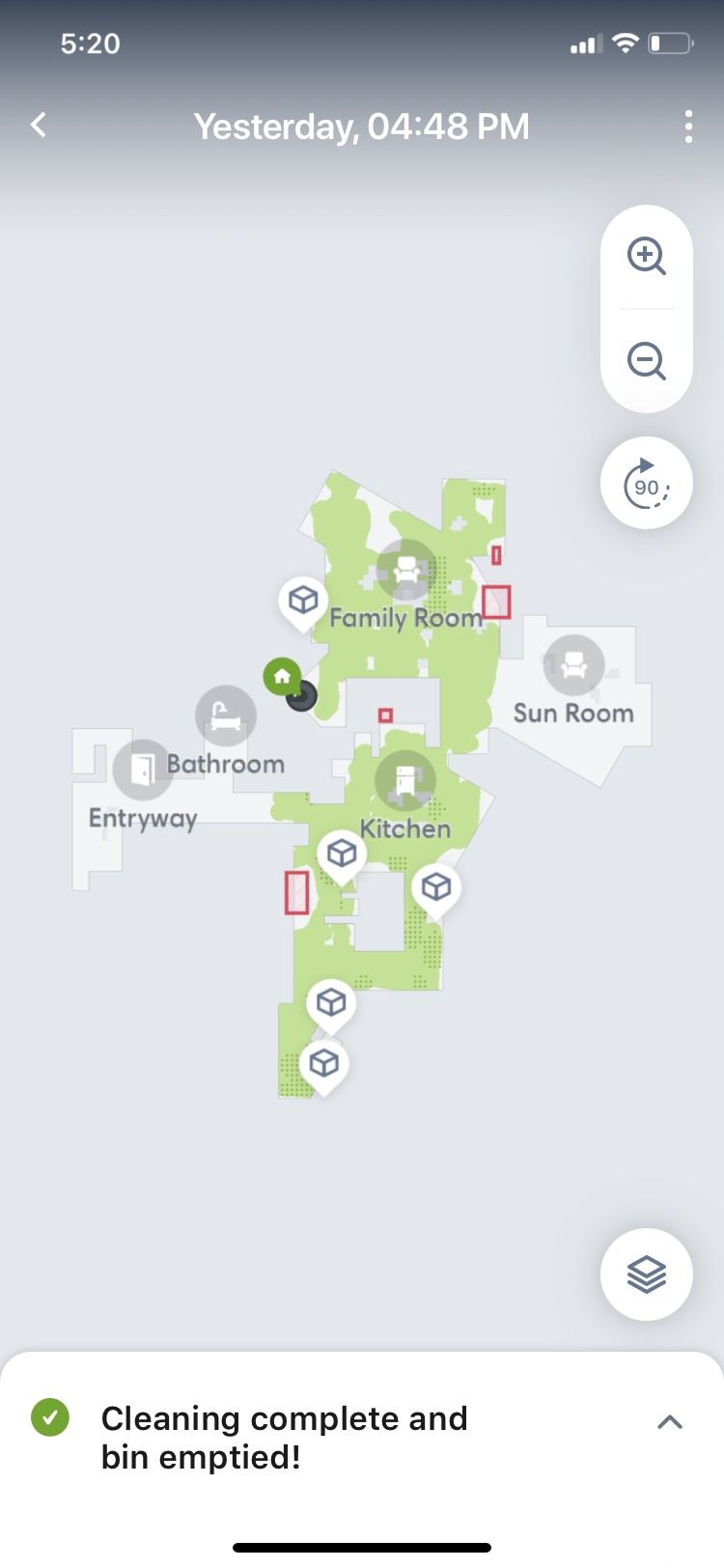 roomba map