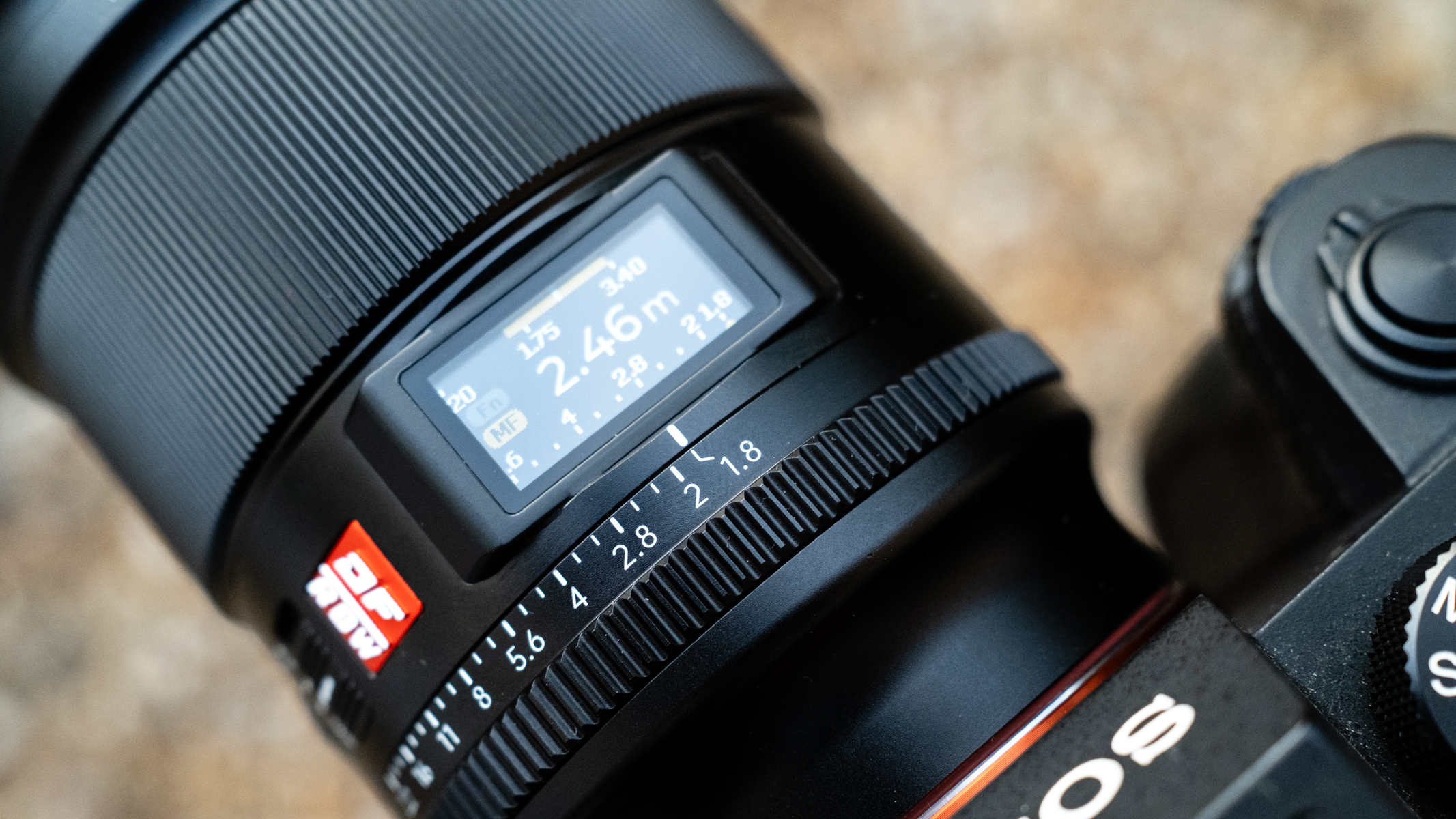 Viltrox AF 16mm f/1.8 FE aperture ring