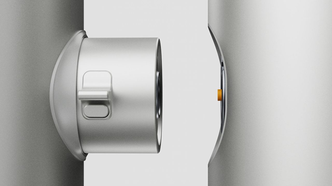 The SkyDock connection system on the Vaonis Atlas.
