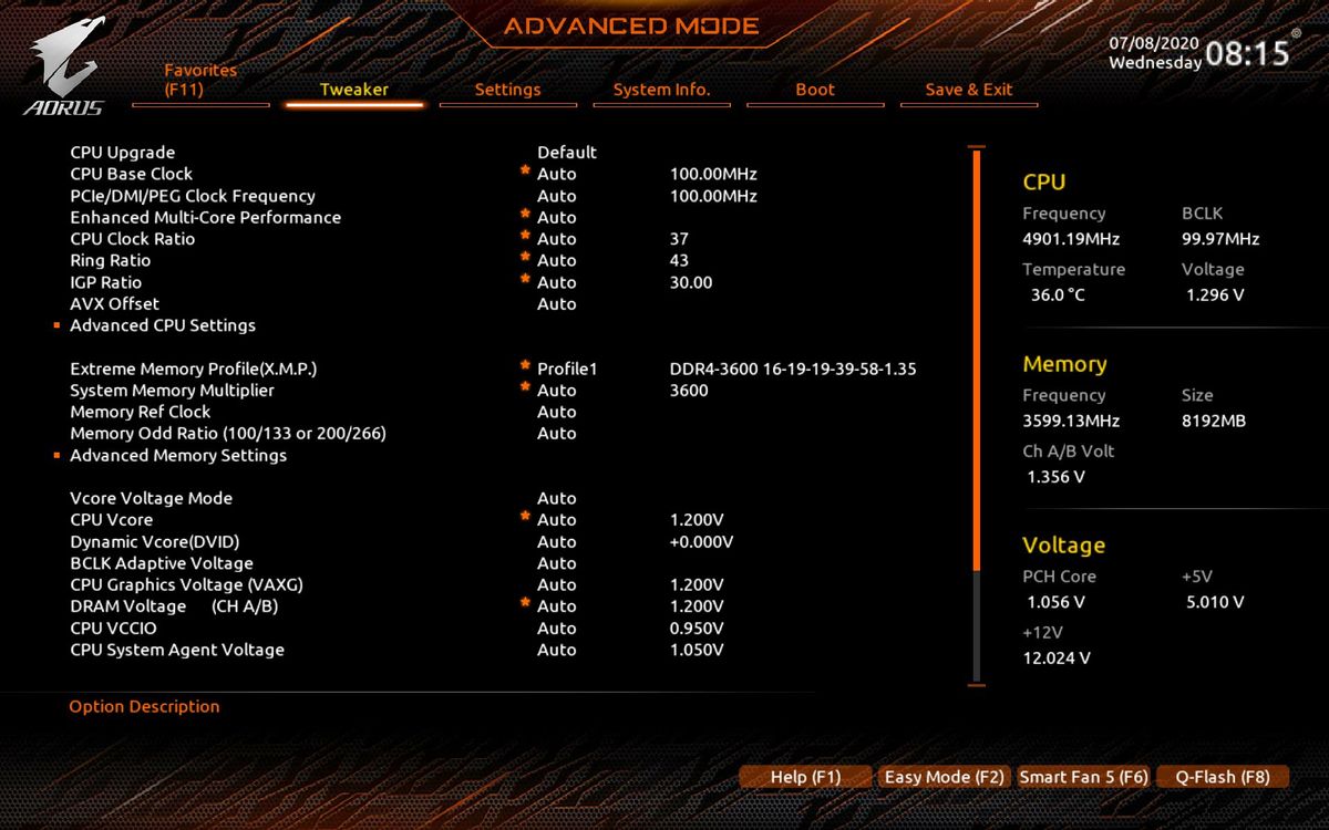 Gigabyte Z490 Aorus Extreme