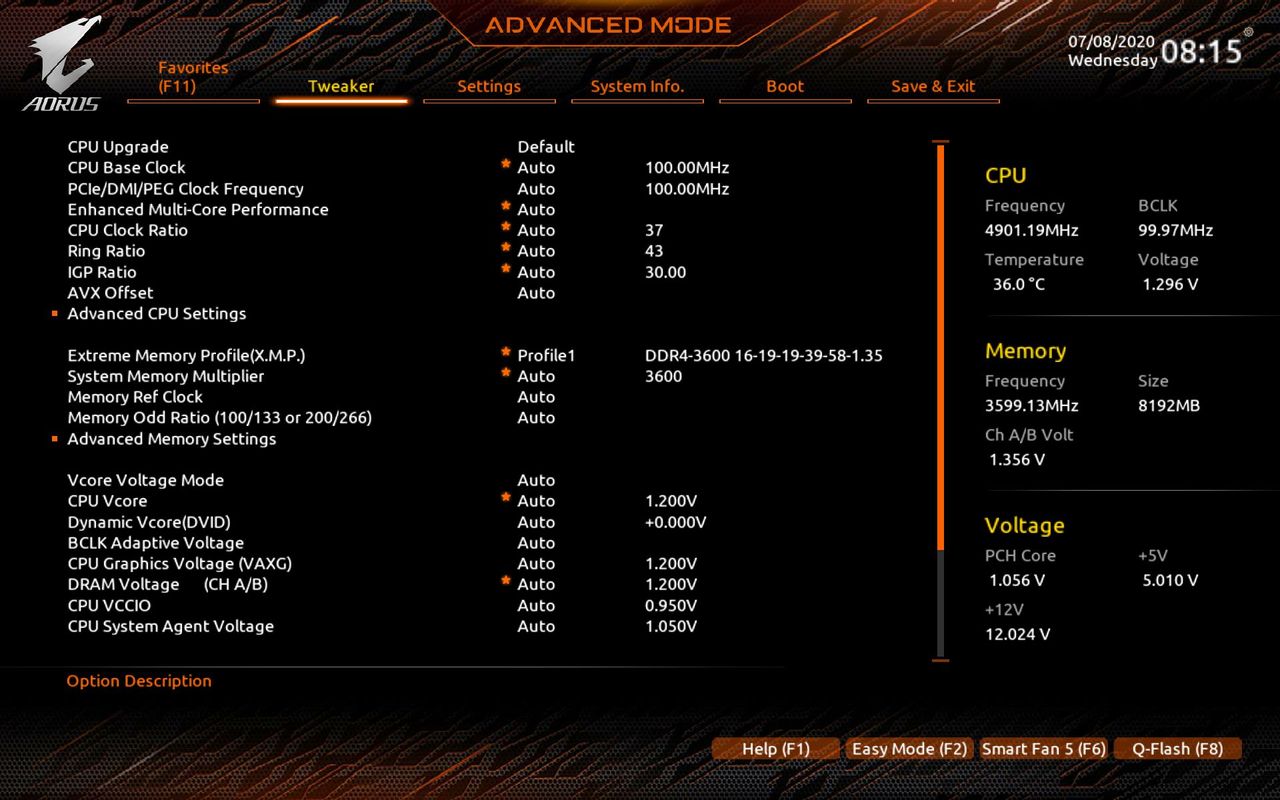 Gigabyte Z490 Aorus Extreme