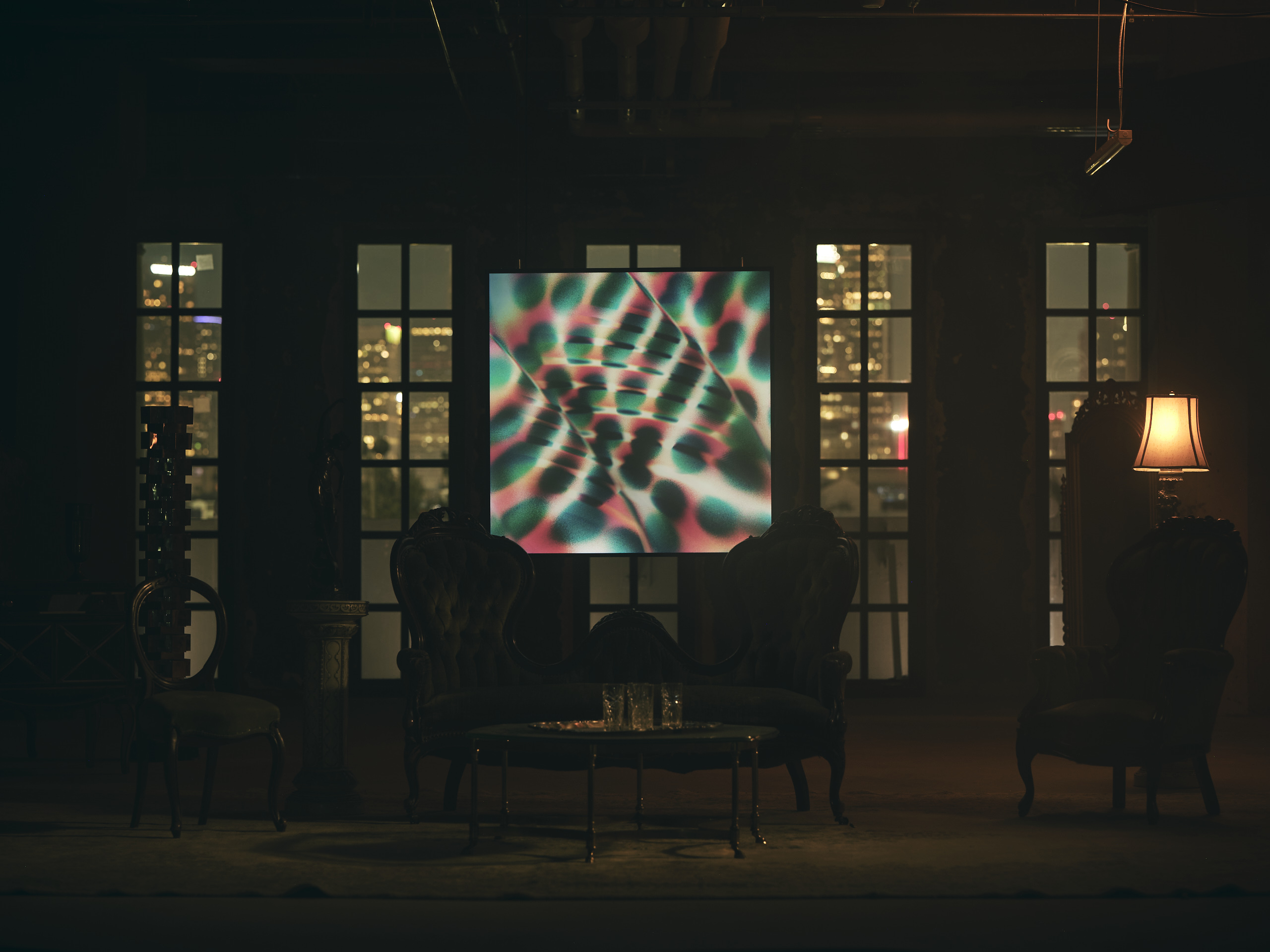 The Layer Canvas displaying 'Blind Spots' by Shaderism