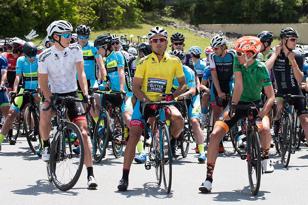 The overall classification leaders at Joe Martin Stage Race Pro Men - Stage 2