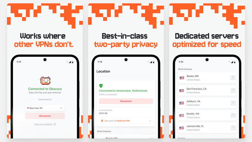 Obscura VPN Android app promo image