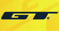 GT Bicycles logo black on yellow