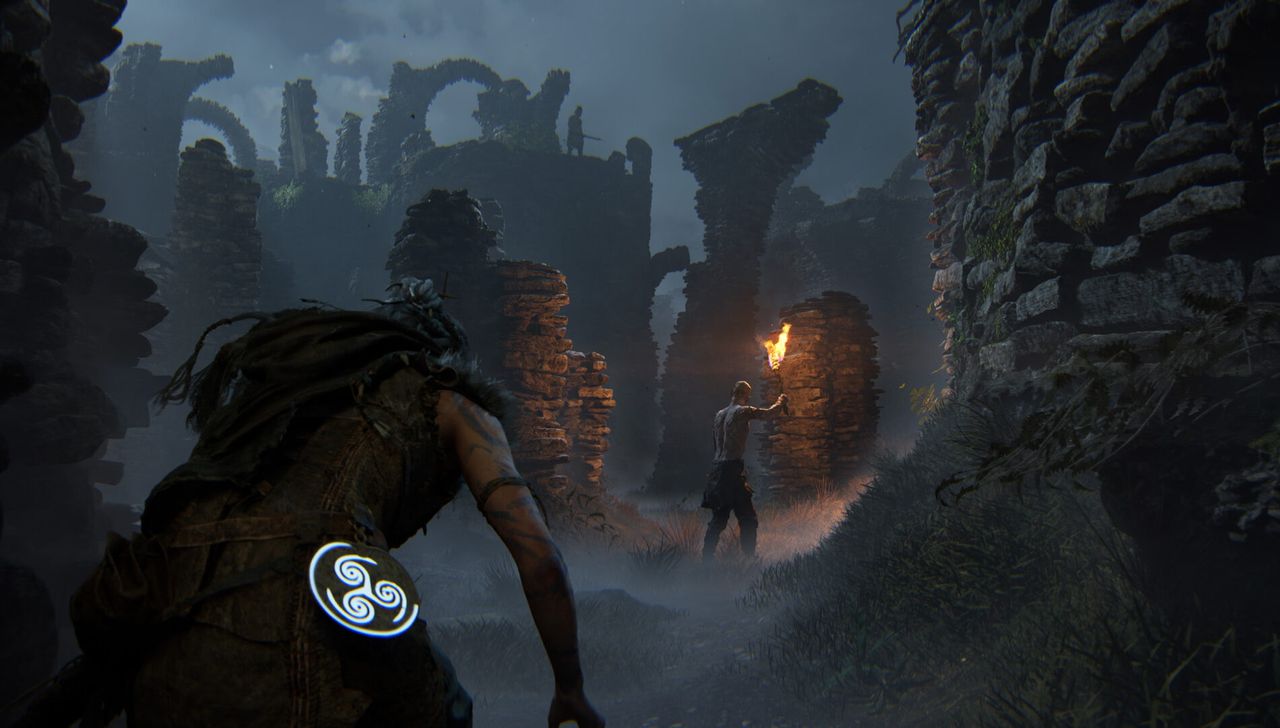 Shots of Senua in game