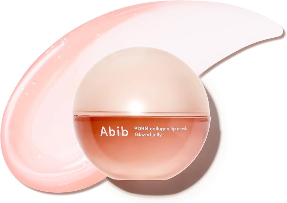 Abib Pdrn Collagen Lip Mask Glazed Jelly 0.38 Fl Oz | Korean Lip Butter Balm Overnight Sleeping Mask Hydrating Care Moisturizer Treatment for Flakey, Dry Lips